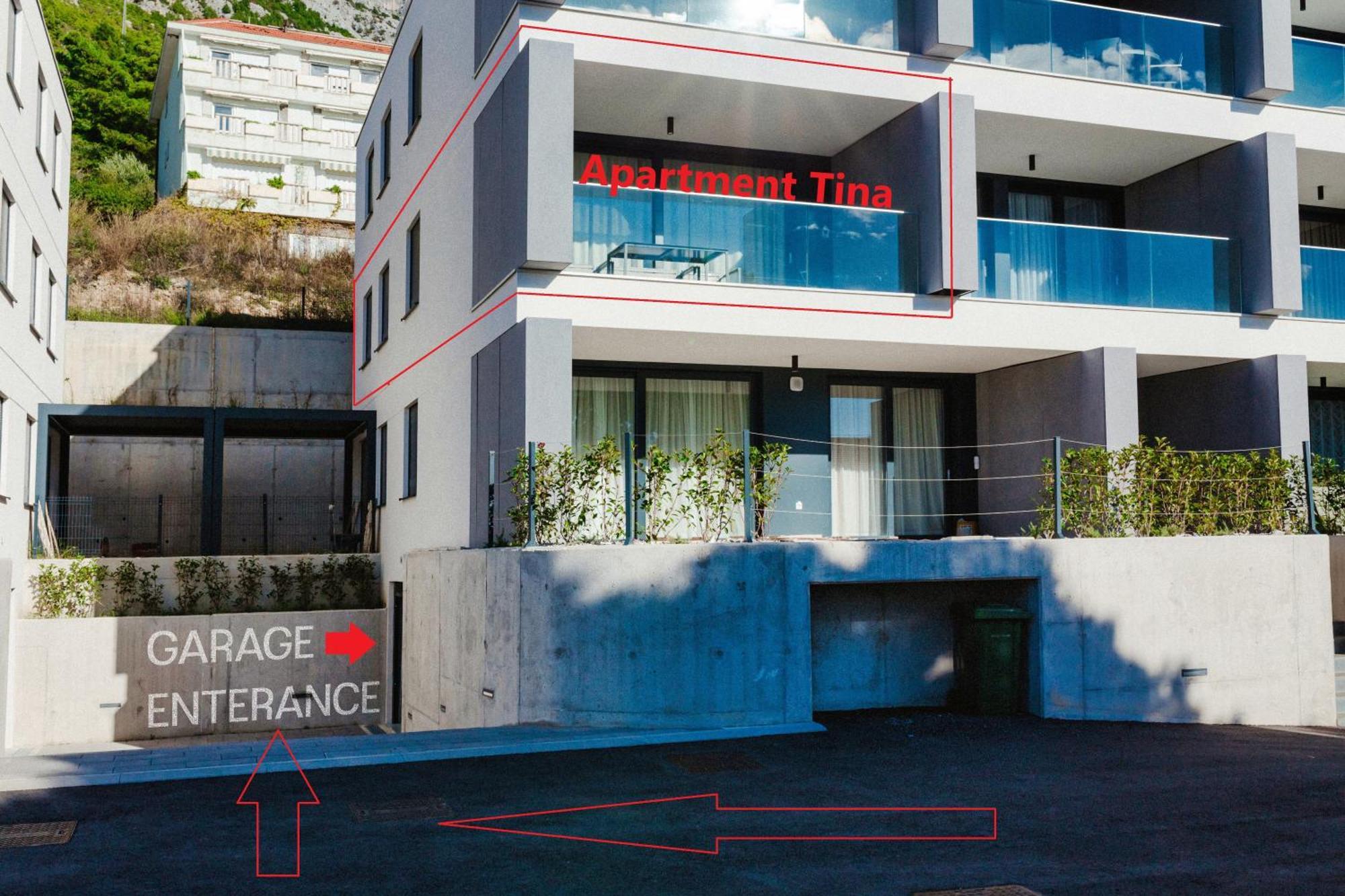 Apartment Tina Baška Voda Exteriér fotografie
