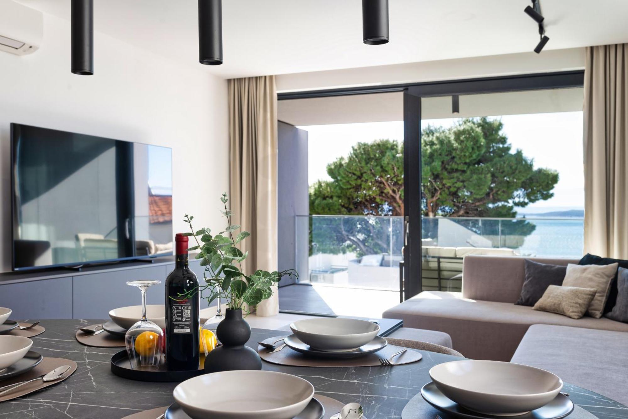 Apartment Tina Baška Voda Exteriér fotografie