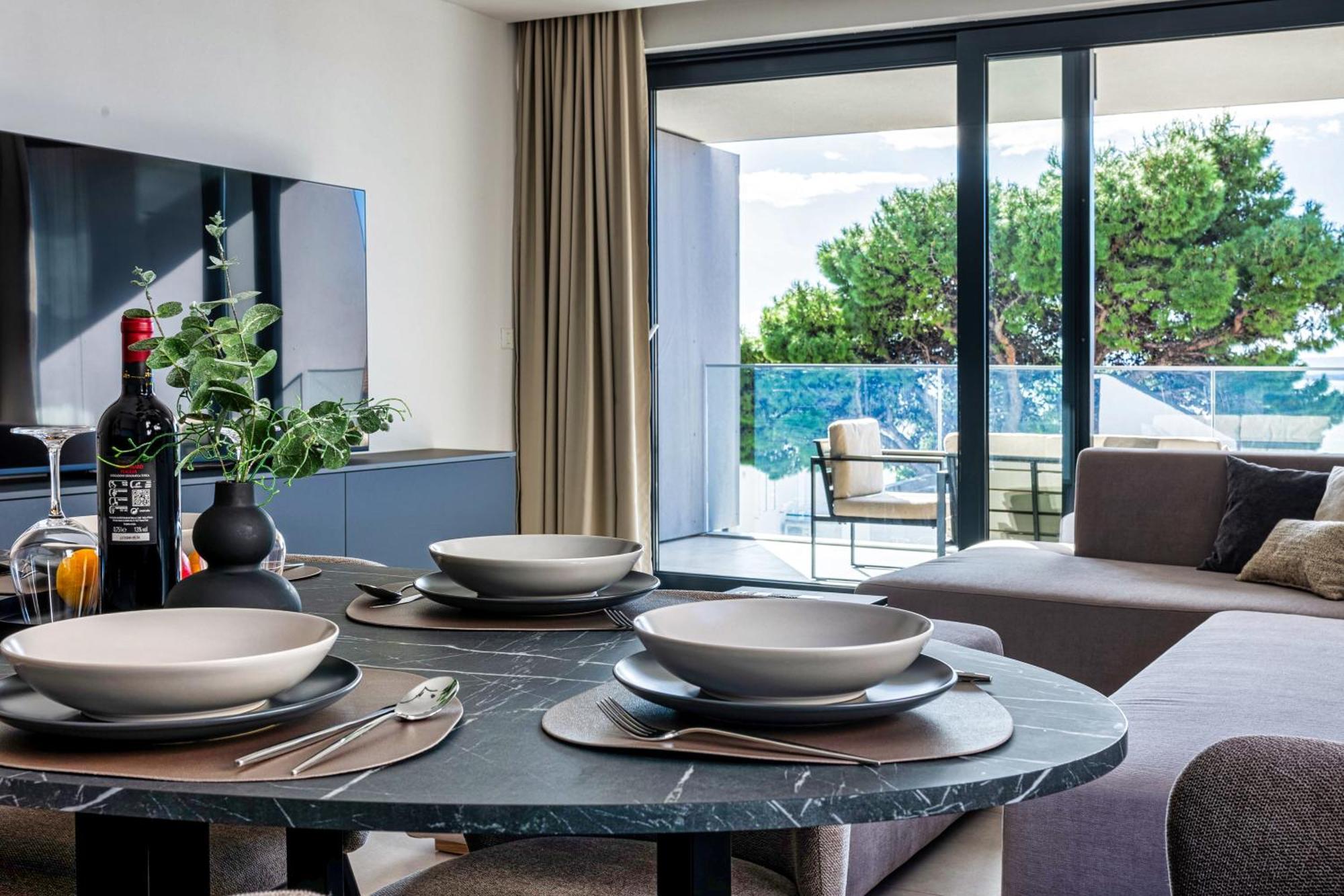 Apartment Tina Baška Voda Exteriér fotografie